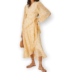 Hutch Geo Wrap Maxi Dress